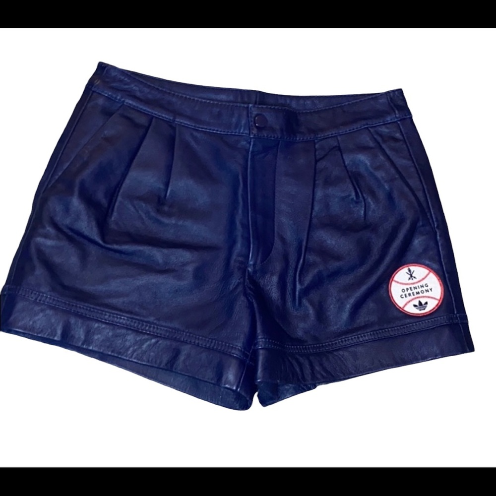 Open Ceremony/ Adidas  Leather Shorts
